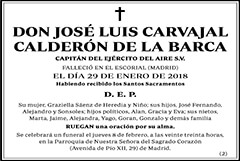 José Luis Carvajal Calderón de la Barca